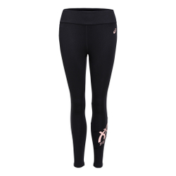 Женские теннисные брюки ASICS Tiger 7/8 Tight Women - Black, Pink