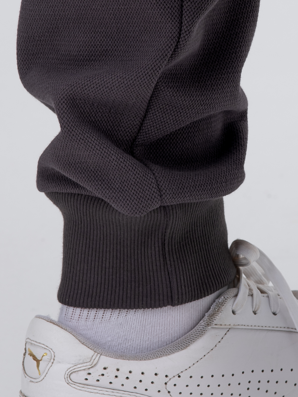 Костюм мужской спортивный на молнии (с начесом). Графит