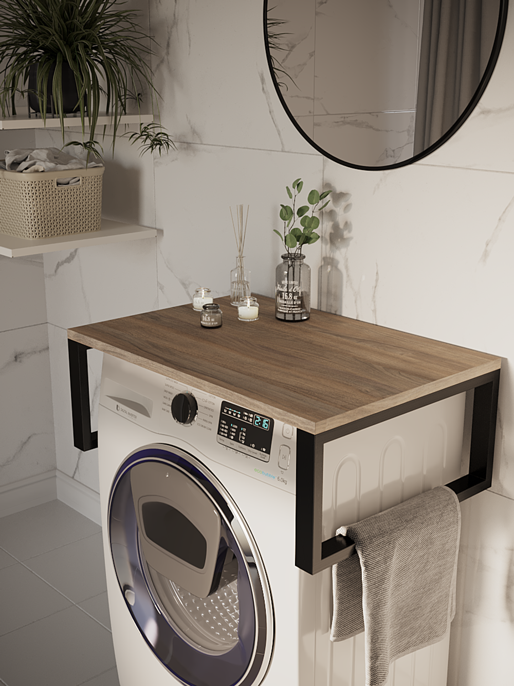 Полка в ванную парящая LEVIS