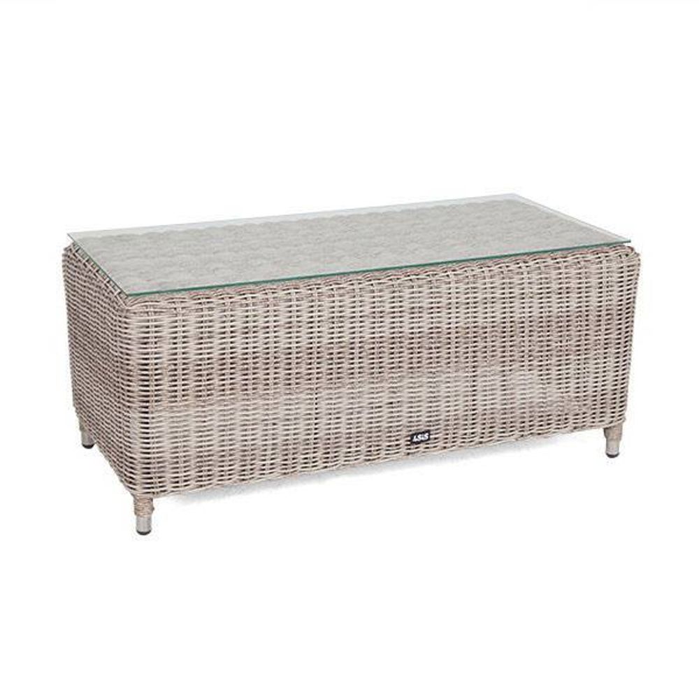 "Кон Панна" столик журнальный из искусственного ротанга, цвет бежевый