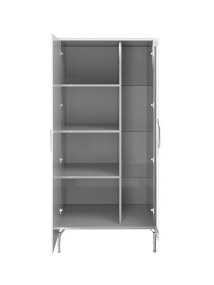 Замира (Эра) серый Витрина низкая