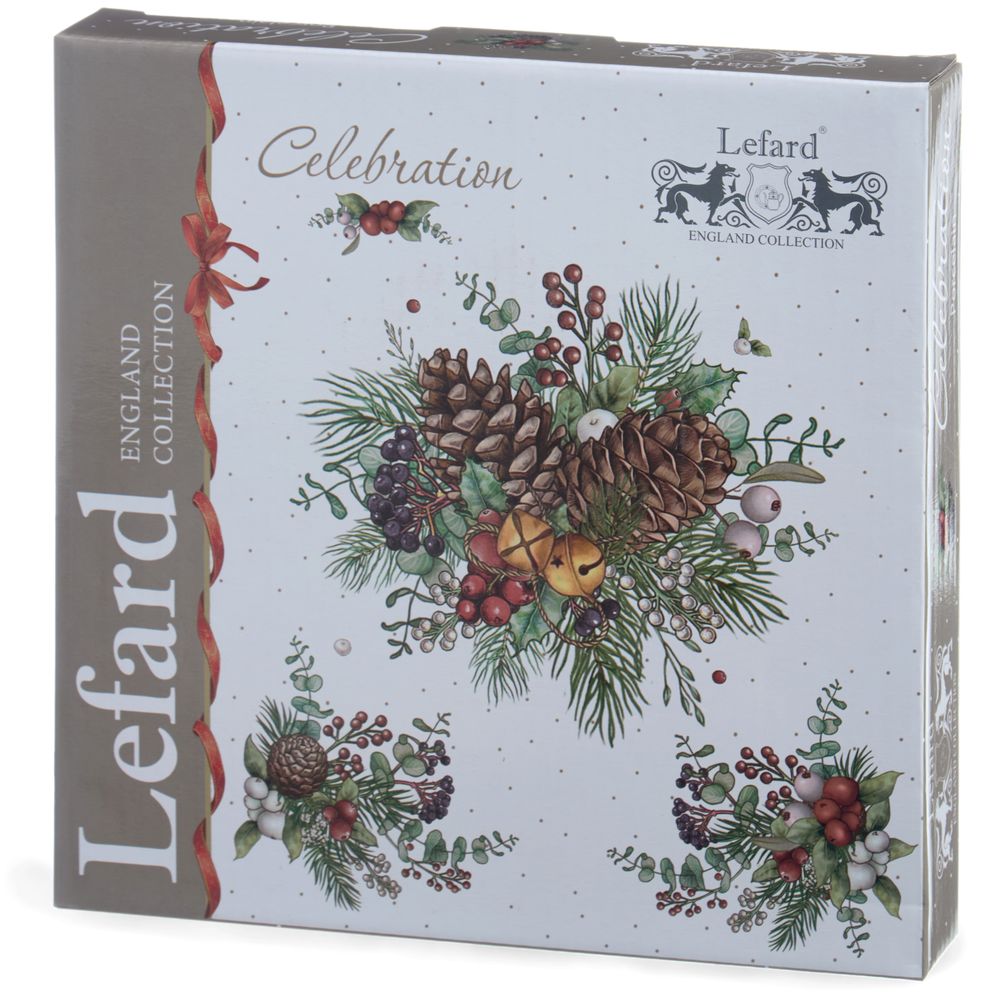 НАБОР ТАРЕЛОК ЗАКУСОЧНЫХ LEFARD "CELEBRATION" 20,5 СМ (КОР=18НАБ.)