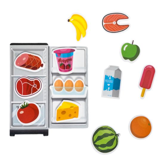 Пластик на липучках "Съедобное-несъедобное" (конверт А5)