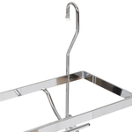 Полка на рейлинг для рулонов и фольги, 33х15.7х36.5 см, зубчатая, U000042