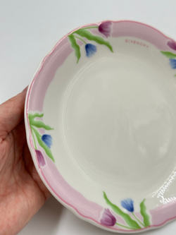 Тарелка 16см с розовой каймой Givenchy by Yamaka