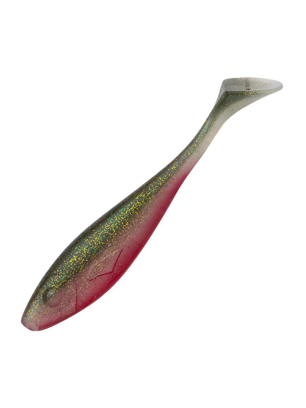 Приманка силиконовая виброхвост Gator Gum, 9 см, 5 шт, RedCoke