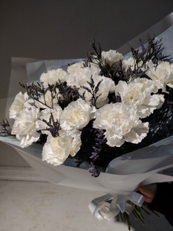 Яркий букет-кулек с оранжевой герберой (С0061)