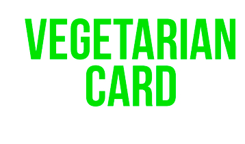 Мы принимаем Vegetarian Card 