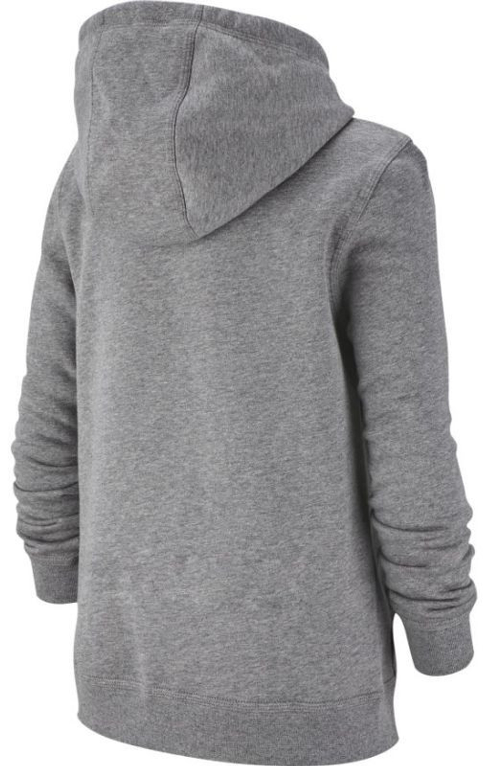 Кофта для мальчика теннисная Nike NSW Hoodie FZ Club B - серый
