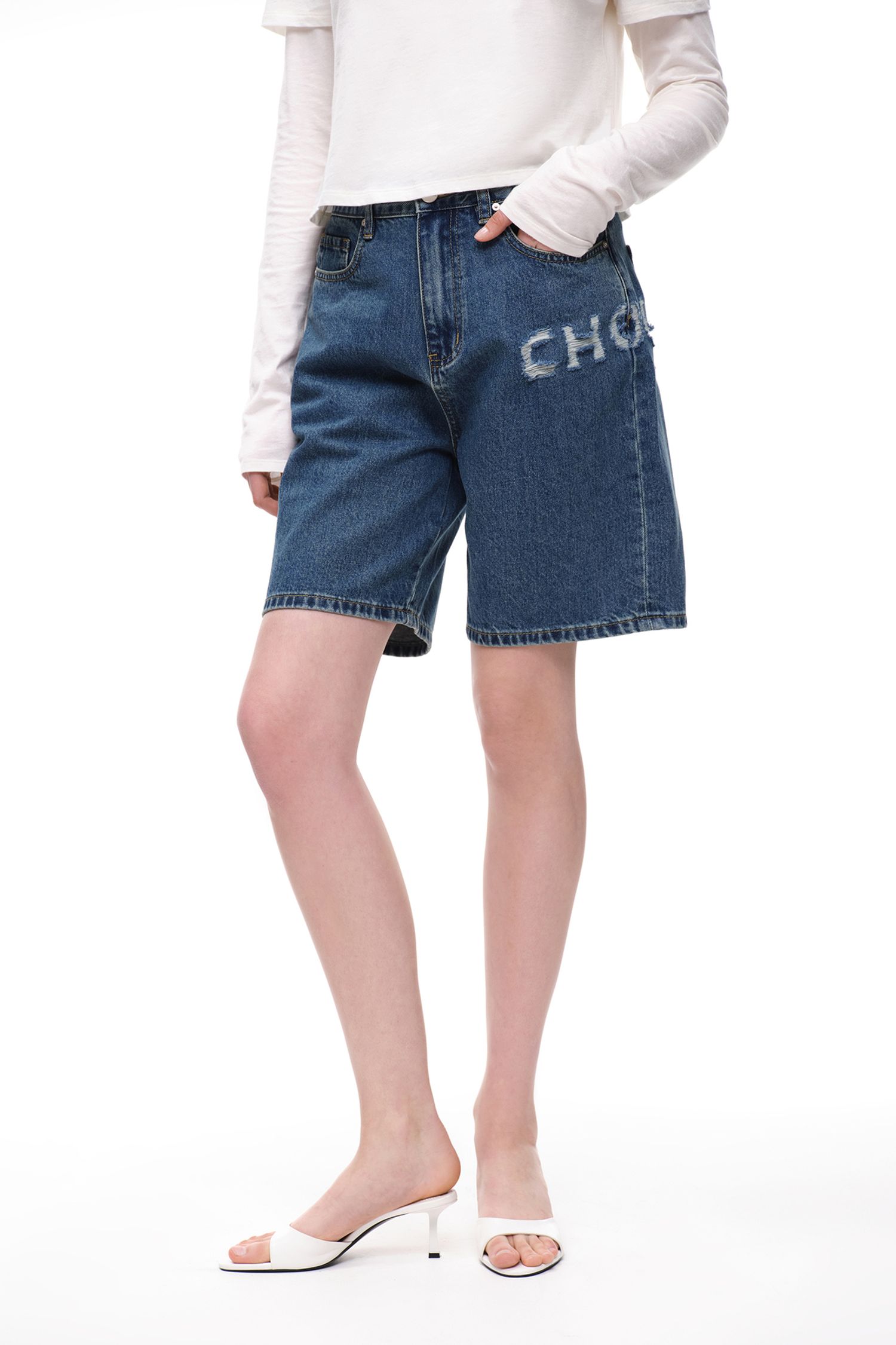 Шорты (Как у Джиджи), синие