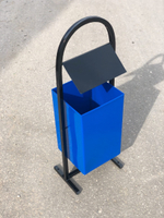 Урна "Эконом с крышей" 25 литров