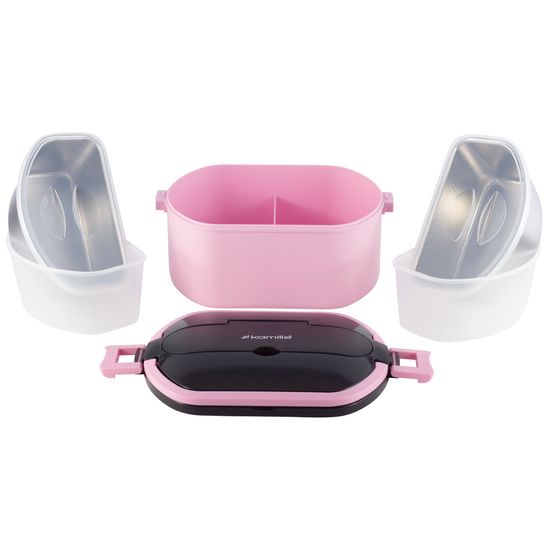 Ланч бокс 750 мл. Kamille KM 2138 (пластик, нержавеющая сталь)