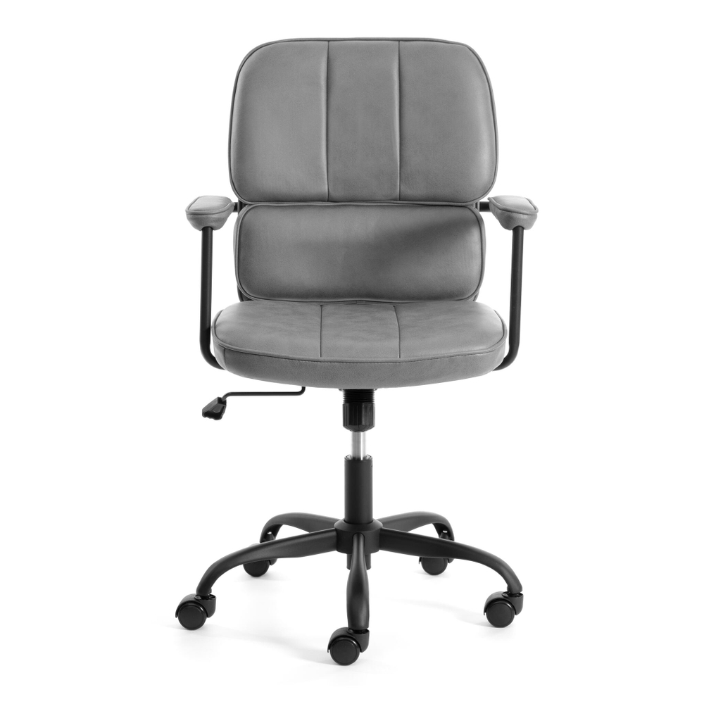 Кресло ALPHA иск. замша, Grey (Cерый) , 60 х 60 х 100 см