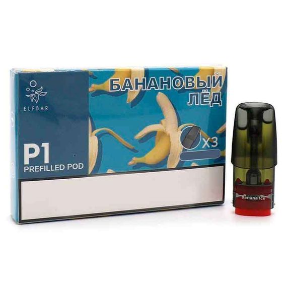 P1 Prefilled Pod - Banana Ice (x3, 5% nic)