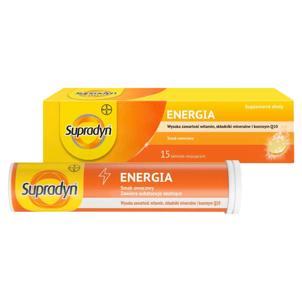 Supradyn Energy - витаминный комплекс для активных людей, 15 шипучих таблеток