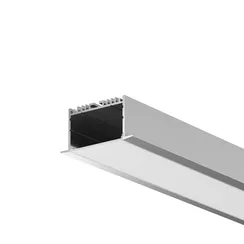 Алюминиевый профиль встраиваемый 63x32 мм (Серебро, 2 м), ALM-6332-S-2M 632004 Led Strip 632004