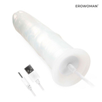 Вибратор-реалистик Erowoman-Eroman, подсветка и пульт, 20,5 см