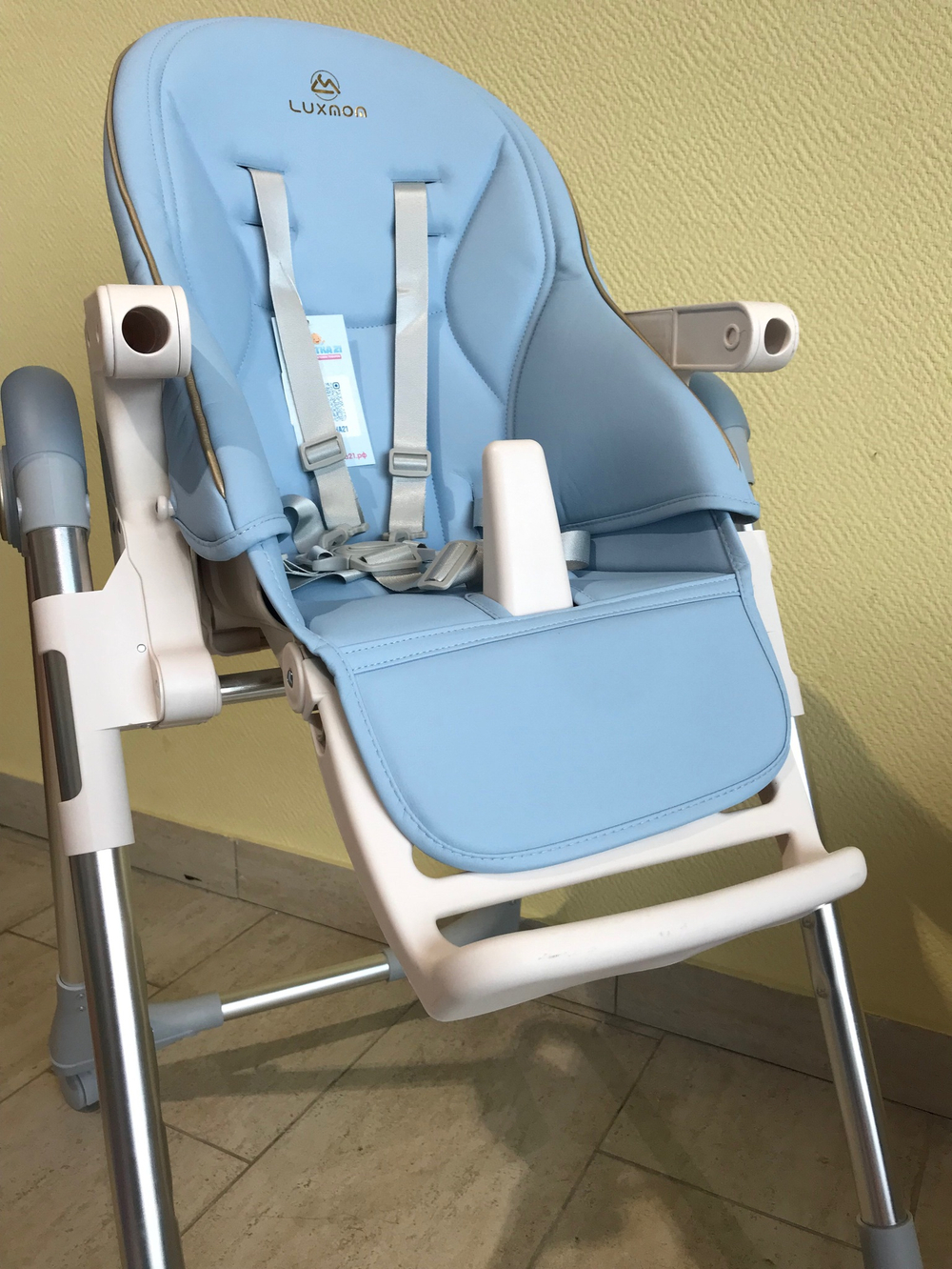 Стул для кормления luxmom Н580 Голубой