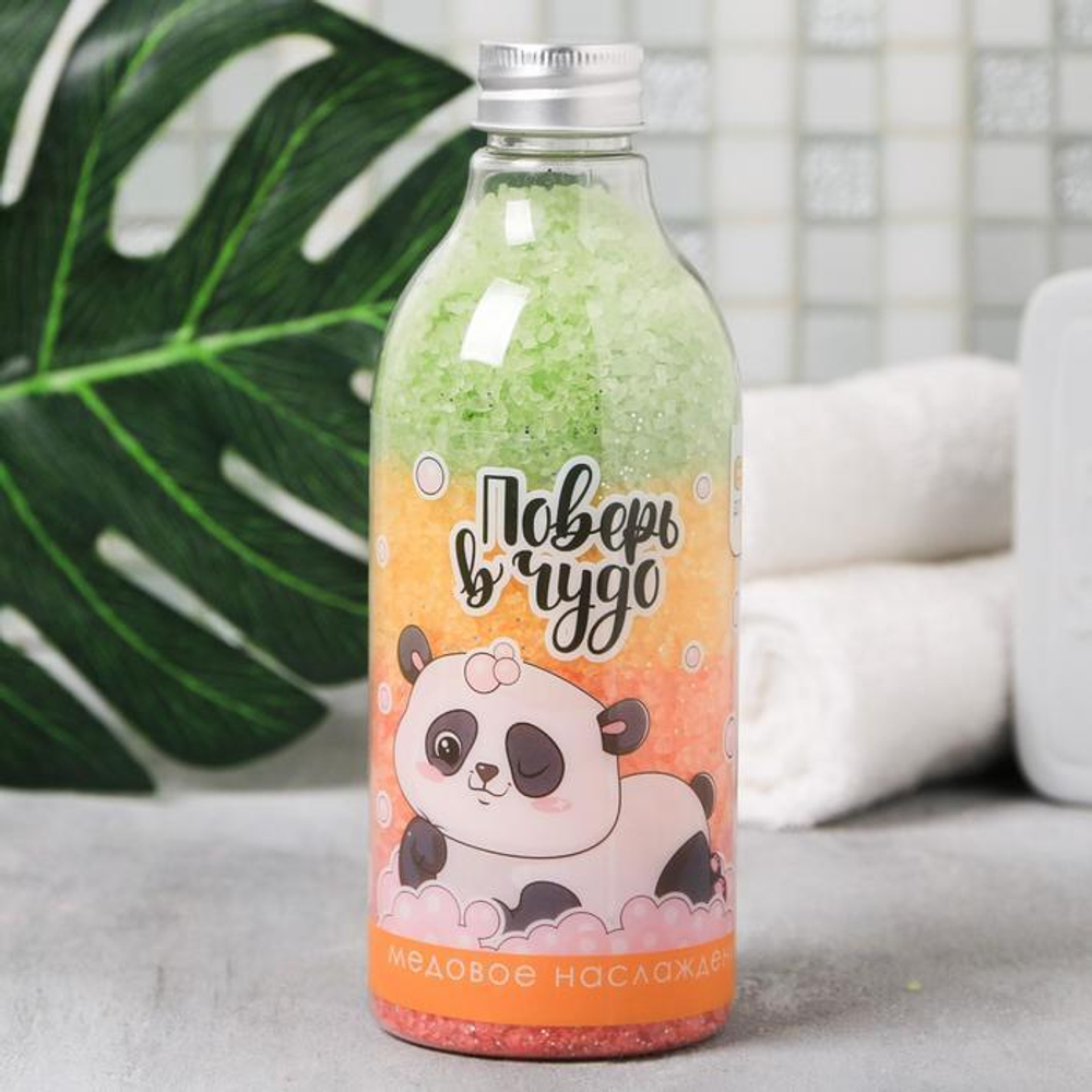 Соль для ванны «Поверь в чудо» с медовым ароматом - 500 гр. (Цвет: не задано)