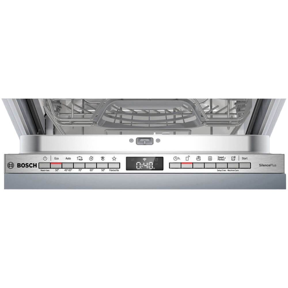 Встраиваемая посудомоечная машина Bosch SPV4EMX10E, узкая, 10 комплектов, 6 программ, защита от протечек, белая