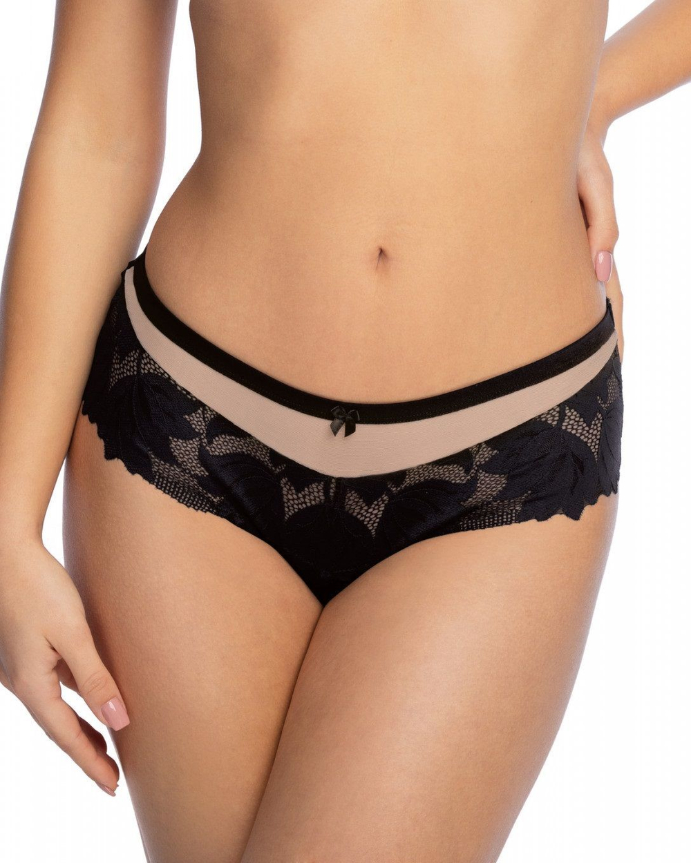 Трусики-слипы Keto со средней линией талии (Размер: M) (Цвет: черный)