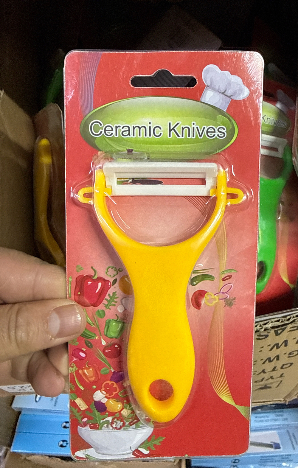 овощечистка керамический нож st-197