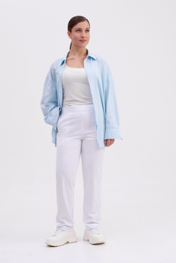 Брюки женские 2960ЛП, белый #376Бел022960ЛП