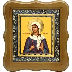 Елена мученица, дочь апостола Алфея. Икона на холсте.