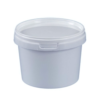 Ведерко без ручки 0,85л, + крышка с замком