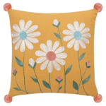 Подушка декоративная spring daisies из коллекции easter essential, 45х45 см