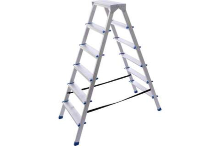 Стремянка оцинкованная двухсторонняя 06 ступеней