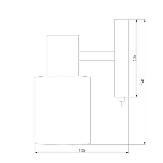 Спот Eurosvet Corso 20089/1 хром
