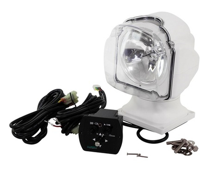 Прожектор с дистанционным управлением, белый корпус, ксенон, джойстик, модель 971