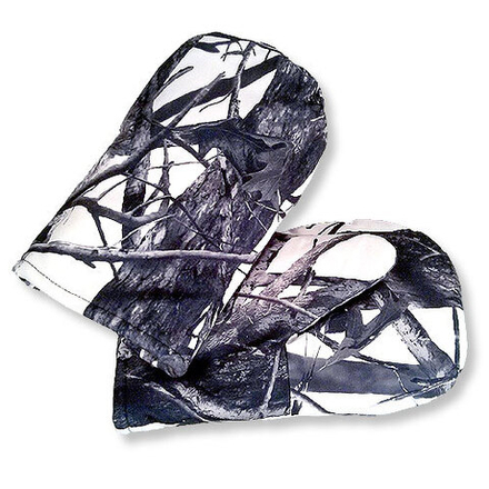 Варежки камуф. мех. мембр. алова Зим. лес