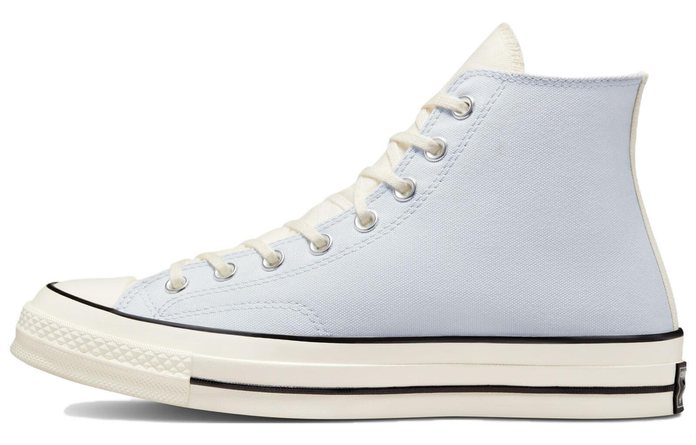 Converse 1970s Nautical Tri-Blocked non-slip wear-resistant high-top canvas shoes for men and women the same style white and blue