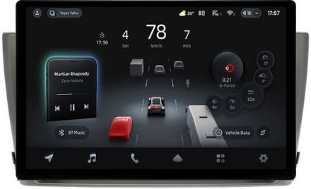 Магнитола для Toyota Avensis T270 2008-2015 (рамка серая) - Teyes CC4-PRO монитор 13" 2K QLED на Android 13, Snapdragon 778G, 8+128, AI, CarPlay, DSP, 4G SIM-слот