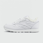 кроссовки Reebok Classic Leather Triple White Winter