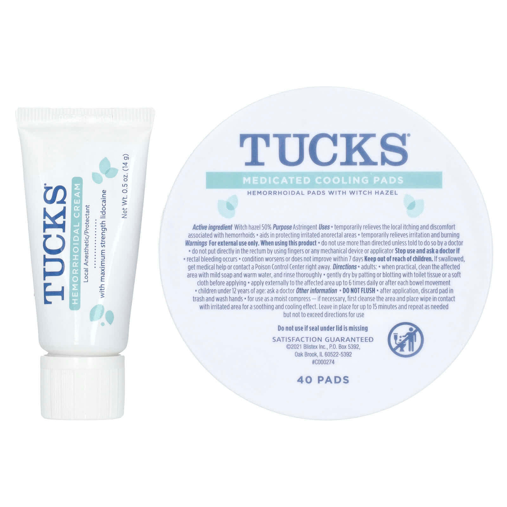 Tucks, Набор для облегчения ухода за кожей, 1 шт.