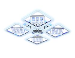 Ambrella Потолочный светодиодный светильник с пультом Ice FA288