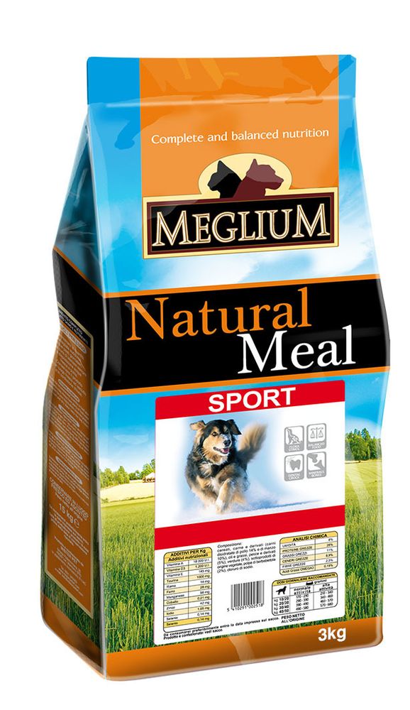 Сухой корм Meglium Sport для активных собак 3 кг