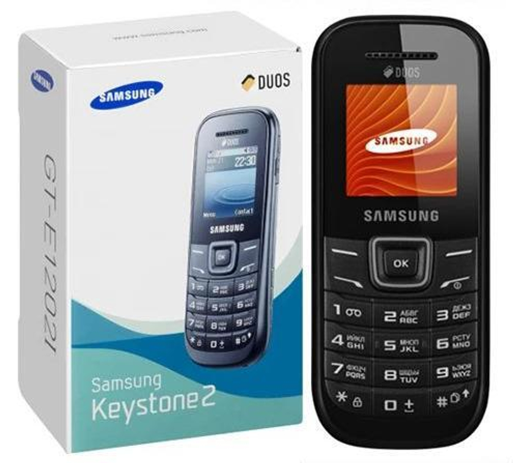 Мобильный телефон Samsung GT-E1202 Duos Black