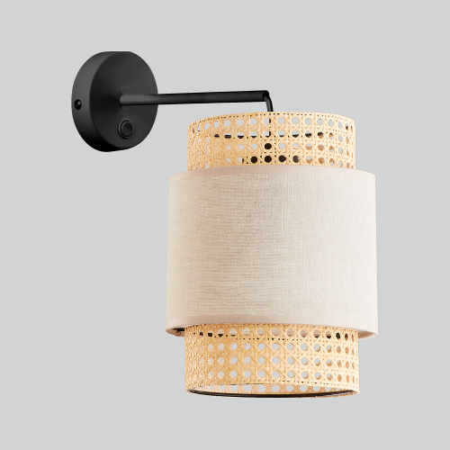 Настенный светильник с тканевым абажуром 6302 Boho Nature