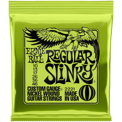 ERNIE BALL 2221 Nickel Wound Slinky Regular 10-46 - Струны для электрогитары