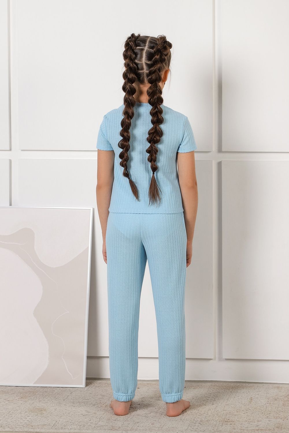 Костюм для девочки Вафелька-2 Виотекс ГОЛУБОЙ