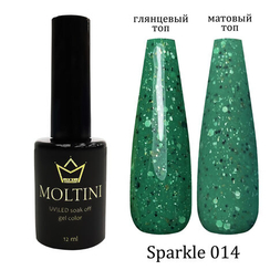 Гель-лак Moltini “Sparkle” 014, 12 ml