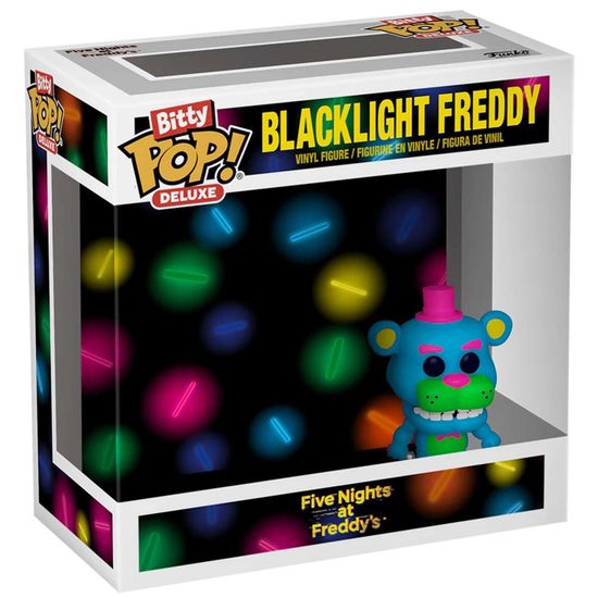 Фигурка Funko Bitty POP! Deluxe FNAF Blacklight Freddy 84872 / Фигурка Фанко ПОП! по мотивам франшизы "Пять ночей с Фредди", Фредди