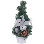 Елка в горшке «Зимняя нежность» 30 см, Серебро