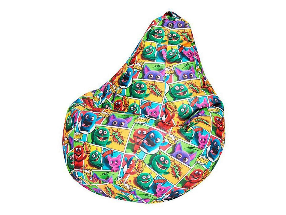 Кресло мешок груша L Crazy велюр