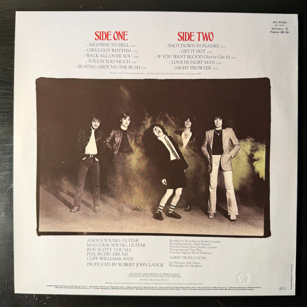 AC/DC ‎– Highway To Hell (Германия)