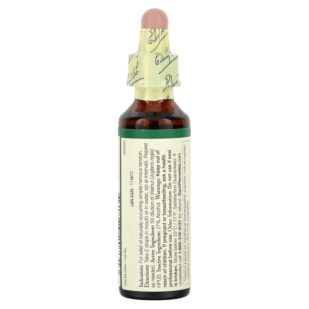 Bach, Original Flower Remedies, грецкий орех, 20 мл (0,7 жидк. унц.)